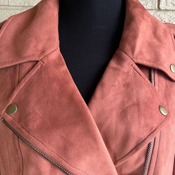 Women’s Bomber Moto Jacket Good Hart size Large NWOT - Picture 9 of 16